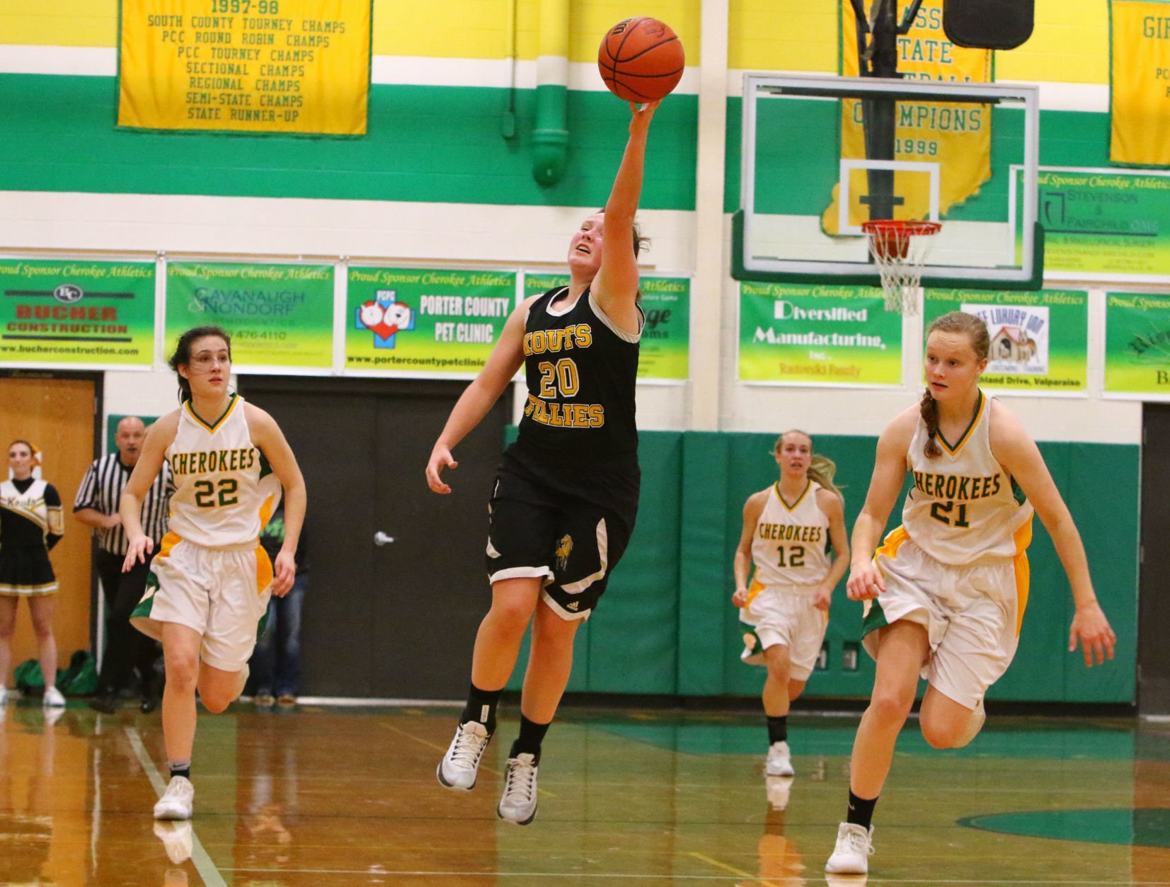 Girls Basketball Sectionals - Kouts vs. Morgan Township